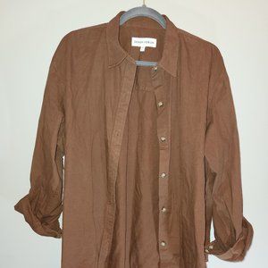 Aritzia Denim Forum Oversized Shirt